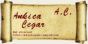 Ankica Čegar vizit kartica